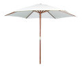 Markedsparasol Santander Ø250 cm beige - Sunlife